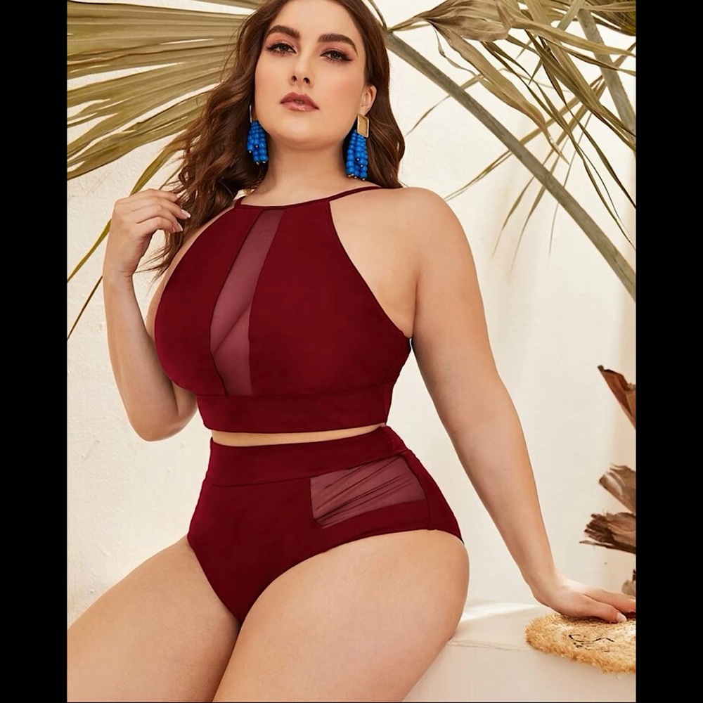 High waist Swim Suit
